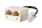 Netwerk - kabel - METZ UAE network adapter - 10 cm - pearl white - Wit - 0.1m - 130607440101-E