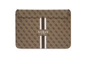 Systeemaccessoires - GUESS 4G Printed Stripes cover for a 16" laptop - brown - 3666339120542