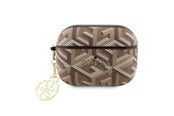 Mobiel - Overige accessoires - GUESS GUAP2PGCE4CW case for AirPods Pro 2 cover - brown GCube Charm - 3666339171179