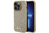 Mobiel - Covers & Cases - GUESS Disco Metal Script case for iPhone 15 Pro - gold - 3666339173593