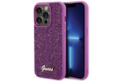 Mobiel - Covers & Cases - GUESS Disco Metal Script case for iPhone 15 Pro - pink - 3666339173739