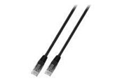 Netwerk - kabel - CoreParts EFB-Elektronik patch cable - 1.5 m - black - Zwart - 1m - B-UTP6015S