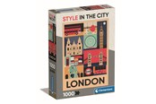 Puzzels - Clementoni Puzzle HQC Style in the City - London 1000 pieces 2D Puzzels - 39844