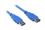 USB-kabel - Sharkoon - USB extension cable - USB Type A to USB Type A - 3 m - 4044951015696