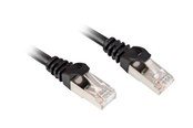 Netwerk - kabel - Sharkoon patch cable - black - Zwart - 4044951017805