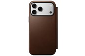Mobiel - Covers & Cases - Nomad Modern Leather Folio - brown - iPhone 18 Pro Max/17 Pro Max - NM009025858