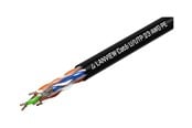 Netwerk - kabel - Lanview bulk cable - 305 m - black - Zwart - 305m - LVN122151