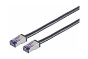 Netwerk - kabel - Lanview patch cable - 20 m - black - Zwart - 20m - LVN-CAT6A-FLEX-20M