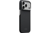 Mobiel - Covers & Cases - PITAKA Edge Case - Black/Grey Twill - iPhone 18 Pro/17 Pro - KI1801P