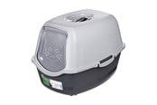 Katten - DIAMENTIQ BAYA light grey/dark grey - kattenbak - 55,5 x 40 x 38,7 cm - 4004508853DIA