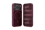 Mobiel - Covers & Cases - CRONG Hybrid MATTE Magnetic case with MagSafe for iPhone 18 Pro / iPhone 17 Pro - Burgundy - CRGHMMIP1863PPRP