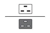 Voedingskabel (intern) - MicroConnect - power cable - IEC 60320 C20 to IEC 60320 C19 - 3 m - PE2019B3