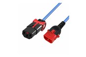 Voedingskabel (intern) - MicroConnect - power cable - power IEC 60320 C13 to IEC 60320 C14 - 3 m - MC-DUALC13C14S-3B