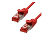 Netwerk - kabel - ProXtend patch cable - 20 m - red - Rood - 20m - 6FUTP-20R