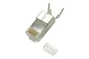 Netwerk - kabel - Lanview network connector - Zilver - LVN125415