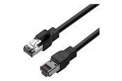 Netwerk - kabel - Lanview patch cable - 5 m - black - Zwart - LVN605SOUT