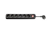 Voedingskabel (extern) - MicroConnect - power strip - on/off switch - MC-GRU00615BS