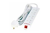 Voedingskabel (extern) - MicroConnect - power strip - with surge protection - MC-UKSURGESTRIP4-5M