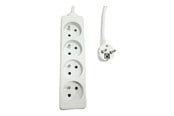 Voedingskabel (extern) - MicroConnect - power strip - 4-way - MC-PS040300FRW