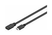 USB-kabel - MicroConnect - USB-C extension cable - USB-C to USB-C - 50 cm - USB3.1CC05EX