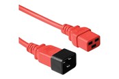 Voedingskabel (intern) - MicroConnect - power cable - IEC 60320 C20 to IEC 60320 C19 - 1.8 m - PE2019R18