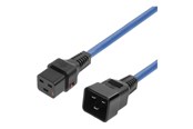 Voedingskabel (intern) - MicroConnect - power cable - IEC 60320 C19 to IEC 60320 C20 - 1.5 m - MC-C19C20LOCK-1.5M-B