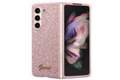Mobiel - Covers & Cases - GUESS Glitter Script case for Samsung Galaxy Z Fold 5 - pink - 3666339174002