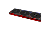 Case Fan - Lian Li UNI FAN TL FLEX 120 (3-pack) with controller - Case ventilator - 120mm - Zwart met RGB-licht - 33 dBA - 12TL1F3B