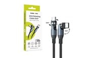 USB-kabel - Mobile Origin Rotating Cable 540° USB-C to USB-C - 1m - MO-240WRC-CB12