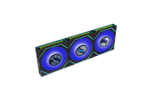 Case Fan - Lian Li UNI FAN SLINF LCD FLEX 120 Reversed (3-pack) - Case ventilator - 120mm - Zwart met RGB-licht - 31 dBA - 12RSLIND1F3B