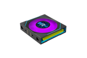 Case Fan - Lian Li UNI FAN SLINF LCD FLEX 120 Reversed - Case ventilator - 120mm - Zwart met RGB-licht - 31 dBA - 12RSLIND1F1B