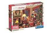 Puzzels - Clementoni HQC Jigsaw Puzzle: Santa's Visit 1000 pieces 2D Puzzels - 39924