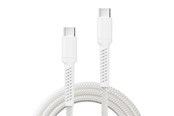 USB-kabel - X2O Longlife 100W USB-C/C cable 1M - White - A12-193-0003 1.0M WHITE