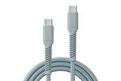 USB-kabel - X2O Longlife 100W USB-C/C cable 2M - Cloud Blue - A12-193-0008 2M RARK GREEN