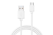 USB-kabel - X2O Basic USB-A/C 60W cable 2m - White - AA01 PVC2.0M