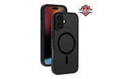 Mobiel - Covers & Cases - X2O Mag Frosted Cover Apple iPhone 17 Semi-Transparent/Black - 10031