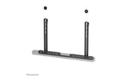 Muurbevestigingen, AV-bevestigingen & AV-meubels - Neomounts AV35-727BL1 mounting kit - for sound bar - easy installation - black - Max 10 kg - recommended for 75" - AV35-727BL1