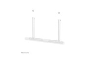 Muurbevestigingen, AV-bevestigingen & AV-meubels - Neomounts AV35-727WH1 mounting kit - for sound bar - easy installation - white - Max 10 kg - recommended for 75" - AV35-727WH1