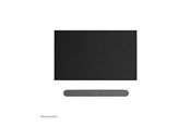 Muurbevestigingen, AV-bevestigingen & AV-meubels - Neomounts WL30-724BL1 mounting kit - for sound bar - easy installation - black - Max 2 kg - recommended for - WL30-724BL1