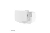 Muurbevestigingen, AV-bevestigingen & AV-meubels - Neomounts WL35-725WH1 mounting kit - for speaker - with tilt & swivel - white - Max 7 kg - recommended for - WL35-725WH1