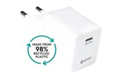 Mobiel - Adapters & Opladers - eSTUFF INFINITE power adapter - EU AVS GaN 98% recycled plastic - USB-C 3.1 - 60 watt - ES637060