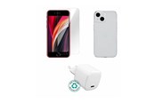 Mobiel - Overige accessoires - eSTUFF - accessory kit for mobile phone - charger cover glass - ES-KIT-IPHSE(2022)