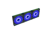 Case Fan - Lian Li UNI FAN SLINF FLEX 120 Reversed (3-pack) with controller - Case ventilator - 120mm - Zwart met RGB-licht - 31 dBA - 12RSLIN1F3B