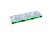 Case Fan - Lian Li UNI FAN SL FLEX 120 (3-pack) with controller - Case ventilator - 120mm - Wit met RGB-licht - 29 dBA - 12SL1F3W
