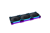 Case Fan - Lian Li UNI FAN SL FLEX 120 Reversed (3-pack) with controller - Case ventilator - 120mm - Zwart met RGB-licht - 31 dBA - 12RSL1F3B