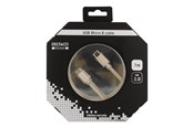 USB-kabel - Deltaco Prime USBC-1250 - USB-C cable - USB-C to Micro-USB Type B - 1 m - USBC-1250