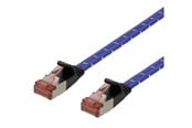 Netwerk - kabel - Deltaco patch cable - 1 m - white blue - Blauw - 1m - UFTP-2301