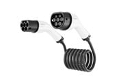Elektrische auto oplader - Gembird Type 2-laadkabel 16A 3-fasig (11 kW) spiraal - 5 meter - EV-T2MF-SP-11KW-5M
