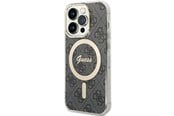 Mobiel - Covers & Cases - GUESS IML 4G MagSafe case for iPhone 15 Pro - black - 3666339194567