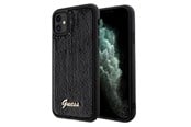 Mobiel - Covers & Cases - GUESS Sequin Script Metal case for iPhone 11 / Xr - black - 3666339172770